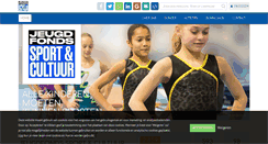 Desktop Screenshot of mijnjeugdsportfondsactie.nl